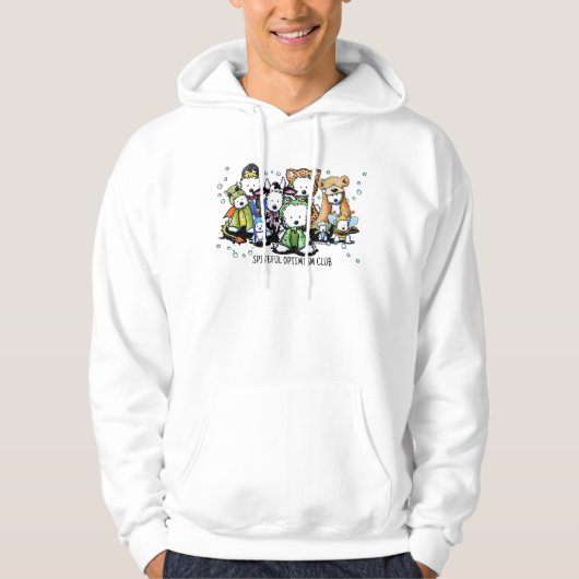 Spiteful Optimism Club Hoodie (Vorderseite)