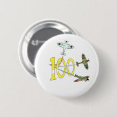 Spitfire 100. Geburtstag Button (Vorne & Hinten)