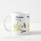 Spitfire 100. Geburtstag Kaffeetasse (Links)