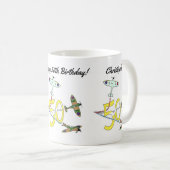Spitfire 50. Geburtstag Kaffee Tasse (VorderseiteRechts)