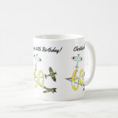 Spitfire 60. Geburtstag Kaffee Tasse (VorderseiteRechts)