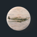 Spitfire-Abzeichen Button<br><div class="desc">Spitfire Round BadgeDesign von GJLC JACKCRISP STORE</div>