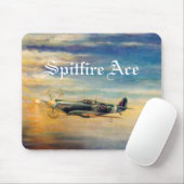 Spitfire Ace Mouse Pads Mousepad (Mit Mouse)
