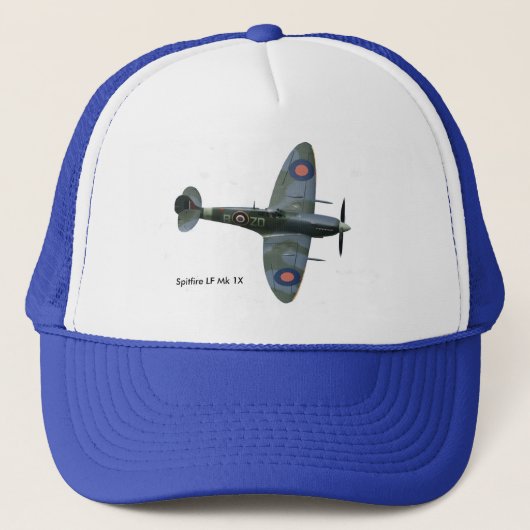 Spitfire Aircraft-Image für Trucker-Hat Truckerkappe (Vorderseite)