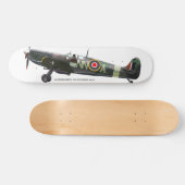 Spitfire Aircraft Skateboard (Horizontal)