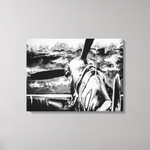 Spitfire an der Dämmerung Leinwanddruck