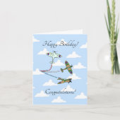 Spitfire - Anpassbar - Geburtstagskarte Karte (Vorderseite)