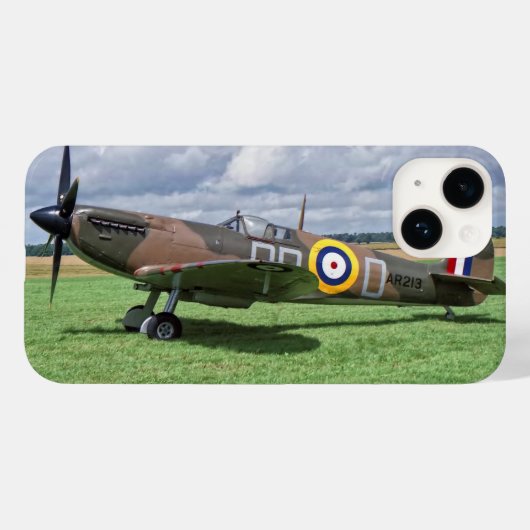 Spitfire AR213 Case-Mate iPhone Case (Rückseite (Horizontal))