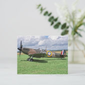 Spitfire AR213 Postkarte (Stehend Vorderseite)
