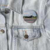 Spitfire auf der Rollbahn Button (Beispiel)