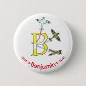 Spitfire B Anfangs-Abzeichen Button (Vorderseite)