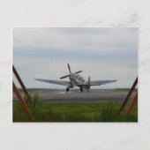 Spitfire bereit für den Start Postkarte (Vorderseite)