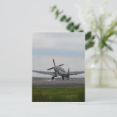 Spitfire bereit für den Start Postkarte (Stehend Vorderseite)
