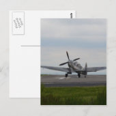Spitfire bereit für den Start Postkarte (Vorne/Hinten)