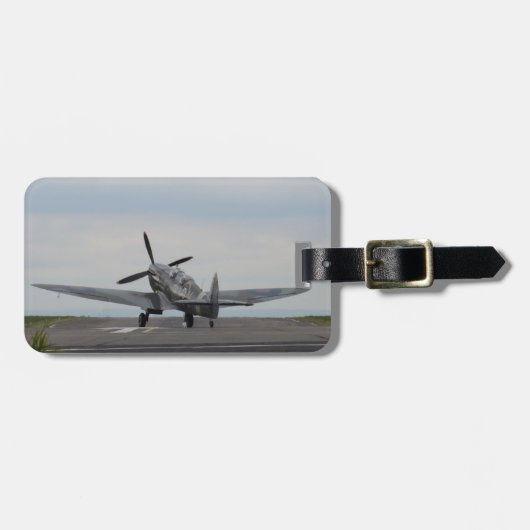 Spitfire bereit zum Start Gepäckanhänger (Vorderseite horizontal)