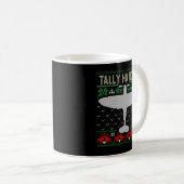 Spitfire Christmas Ugly Jumper Style Airplane Airp Kaffeetasse (VorderseiteRechts)