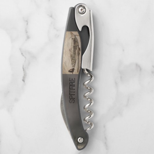 Spitfire Design-Schraube/Flaschengitter Kellnermesser (Rückseite)