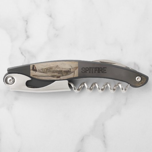 Spitfire Design-Schraube/Flaschengitter Kellnermesser (Vorderseite)