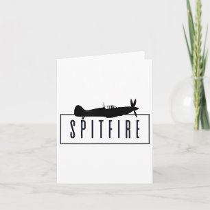 Spitfire, ein ikonisches britisches Kämpfer-Flugze Karte