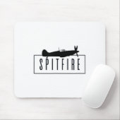 Spitfire, ein ikonisches britisches Kämpfer-Flugze Mousepad (Mit Mouse)
