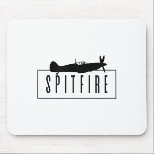 Spitfire, ein ikonisches britisches Kämpfer-Flugze Mousepad