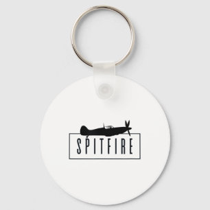 Spitfire, ein ikonisches britisches Kämpfer-Flugze Schlüsselanhänger