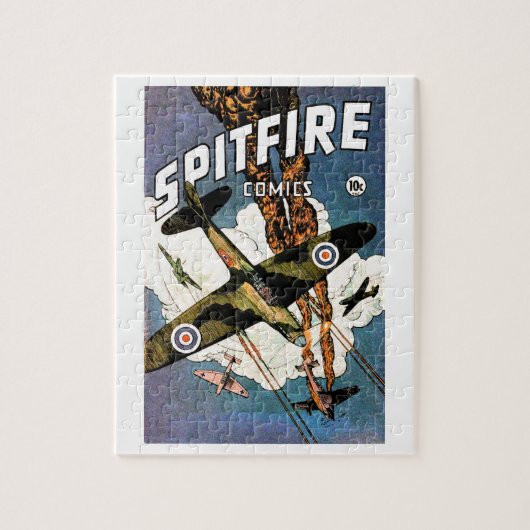 Spitfire Fighter Aircraft Puzzle (Vertikal)