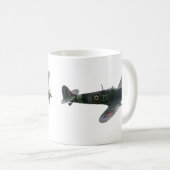 Spitfire-Flugzeug-Tasse Kaffeetasse (VorderseiteRechts)