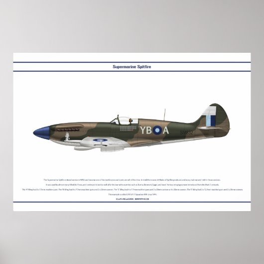 Spitfire GB 17 Sqn 1 Poster (Vorne)