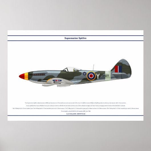 Spitfire GB 28 Sqn 1 Poster (Vorne)