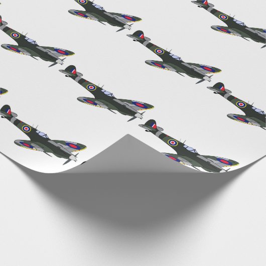 Spitfire Geschenkpapier (Ecke)