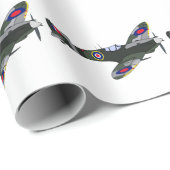Spitfire Geschenkpapier (Rolleneckpunkt)