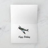 Spitfire-Grußkarte Karte (Innenseite)
