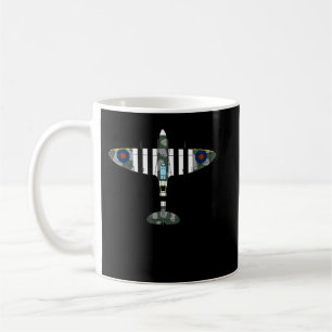 Spitfire-Ikonisches britisches Flugzeug des Zweite Kaffeetasse