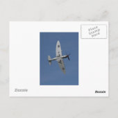 Spitfire im Flug. Postkarte (Rückseite)