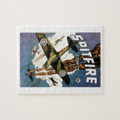 Spitfire-Jagdflugzeug Puzzle (Horizontal)