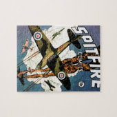 Spitfire Kampfflugzeug - Zweiter Weltkrieg Puzzle (Horizontal)