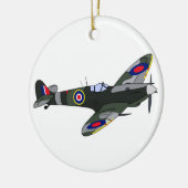 Spitfire Keramik Ornament (Links)