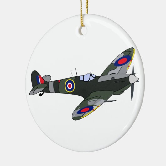 Spitfire Keramik Ornament (Links)