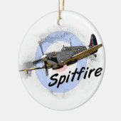 Spitfire Keramik Ornament (Links)