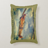 Spitfire-Luftpolster Dekokissen (Vorderseite(Vertikal))