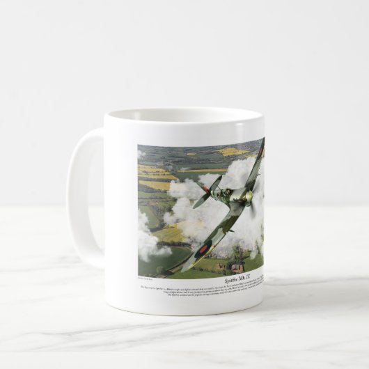 Spitfire Mk. IX Kaffeetasse (Vorderseite Links)