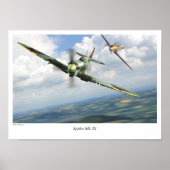 Spitfire Mk. IX Poster (Vorne)