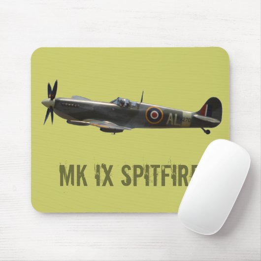 Spitfire Mousepad (Mit Mouse)
