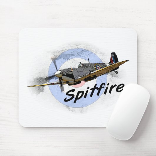 Spitfire Mousepad (Mit Mouse)