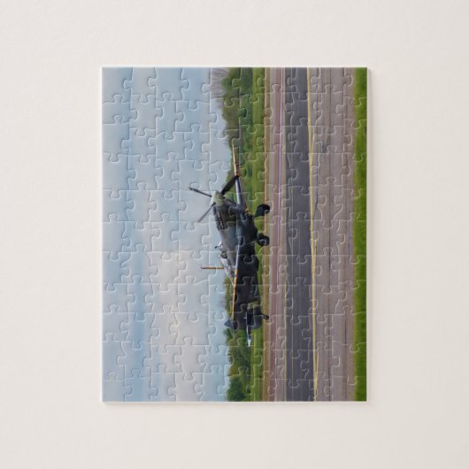 Spitfire nach der Landung Puzzle (Vertikal)