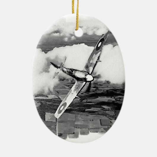 Spitfire-Ornament Keramik Ornament (Hinten)