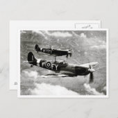 Spitfire Pair Postkarte (Vorne/Hinten)