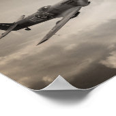 Spitfire Patrol Poster (Ecke)
