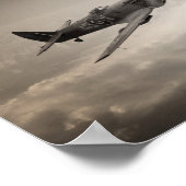 Spitfire Patrol Poster (Ecke)
